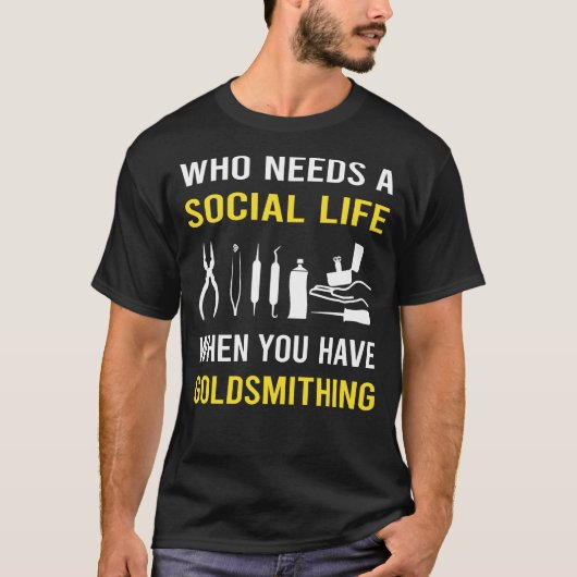 ゴールドスミス 社会的生活 Tシャツ (正面)