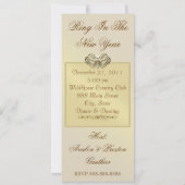 ゴールドソードマスカレードブラックニューイヤーズインビテーション 招待状 (裏面)