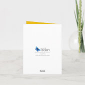 ゴールドダイヤモンドの結婚20周年 カード (裏面)