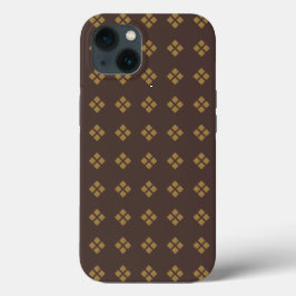 ゴールドダイヤモンド柄 iPhone 13ケース