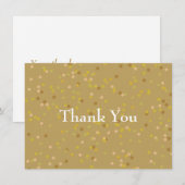 ゴールドダスト コンフェッティ ありがとう サンキューカード (正面/裏面)