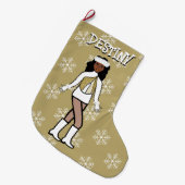 ゴールドダンサー クリスマス ストッキング (正面 (吊り時))