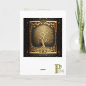 ゴールドツリーオブライフ オーナメント グラフィックアーツ カード (裏面)