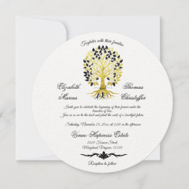 ゴールドツリーオブライフ タイムレス ソフィスティケート ウェディング 招待状