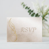 ゴールドテクスチャーRSVP 出欠カード (スタンド正面)