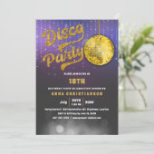 ゴールドディスコバースデーパーティー 招待状 (スタンド正面)