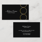 ゴールドトリプルリング 名刺 (正面/裏面)