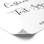 ゴールドトロピカルフォリアージ フラワー オーダーメイド テキスト サイン (角)