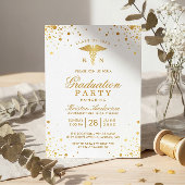 ゴールドドット医科大学看護学部卒業パーティー 招待状