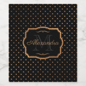 ゴールドドット ワインラベル (シングルラベル)