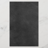 ゴールドハサミバーバーサービスメニュー黒板 チラシ (裏面)