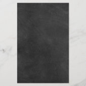 ゴールドハサミバーバー黒板サービスメニュー チラシ (裏面)