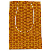 ゴールドハニカム ミディアムペーパーバッグ (正面)