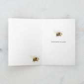 ゴールドハニーのBee Yourself カード (内部)