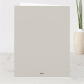 「ゴールドハートの記念日」デザイン カード (裏面)