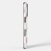 ゴールドハートネックレス ピンク ホワイト スクエア Case-Mate iPhoneケース (裏面 / 右)