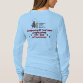 ゴールドハートレディース20周年記念長袖 Tシャツ (裏面)