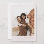 ゴールドハート セーブ・ザ・デート カレンダー フォト カード (裏面)