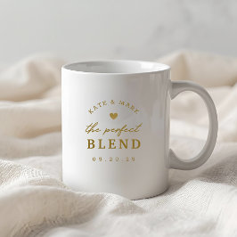 ゴールドハート パーフェクトブレンド 結婚記念 新婚ギフト コーヒーマグカップ