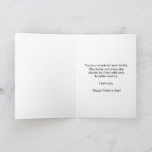 ゴールドハート ファーストファーザーズデー カード (内部)