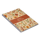 ゴールドハーベスト ボタニカル レシピ ブック + 名前 ノートブック (右側)