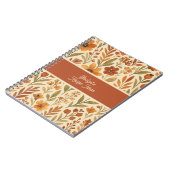 ゴールドハーベスト ボタニカル レシピ ブック + 名前 ノートブック (左側)