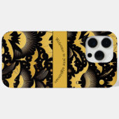 ゴールドバットのハロウィン引用句「悪夢へようこそ」 Case-Mate iPhoneケース (裏面 (横))