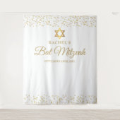 ゴールドバット バル ミッツヴァー フォト 背景 タペストリー (正面)