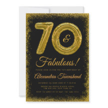 ゴールドバルーンで70才お誕生日おめでとう