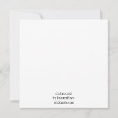 ゴールドバレルサボテンのグリーティングカード カード (裏面)