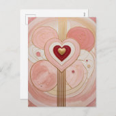 ゴールドバレンタイン シーズンポストカード (正面/裏面)