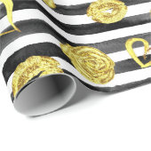 ゴールドバレンタイン ラッピングペーパー (ロールコーナー)