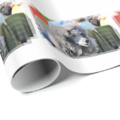 ゴールドバーグ- Chanel -標準プードル ラッピングペーパー (ロールコーナー)