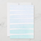 ゴールドパイナップルアロハベイビーシャワー招待状 招待状 (裏面)