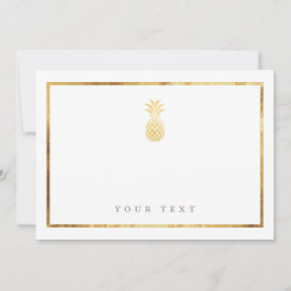 ゴールドパイナップル インサートカード 招待状