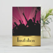 ゴールドパーティーの招待状 招待状 (スタンド正面)