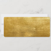 ゴールドパーティーチケット招待状 招待状 (裏面)