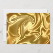 ゴールドパーティーチケット招待状 招待状 (裏面)