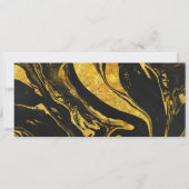 ゴールドパーティー招待状の案内 招待状 (裏面)