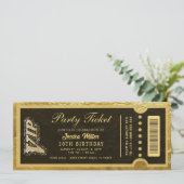 ゴールドパーティー招待状の案内 招待状 (スタンド正面)