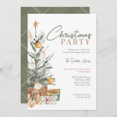 ゴールドパーティー 招待状 (正面/裏面)