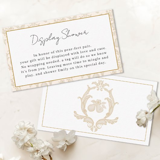 ゴールドパーフェクトペア ディスプレイシャワー インサートカード エンクロージャーカード