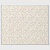 ゴールドパーフェクトペア フレンチカントリー ブライダルシャワー ラッピングペーパー (フラット)