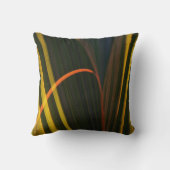 ゴールドパームの葉 熱帯の植物 クッション (裏面)