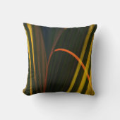 ゴールドパームの葉 熱帯の植物 クッション (正面)