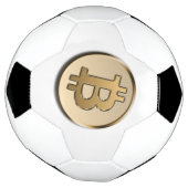 ゴールドビットコイン サッカー ボール (回転)