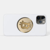 ゴールドビットコインiPhone/iPadケース Case-Mate iPhoneケース (裏面(横))