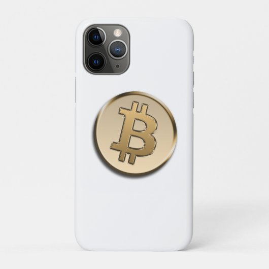ゴールドビットコインiPhone/iPadケース Case-Mate iPhoneケース (裏)