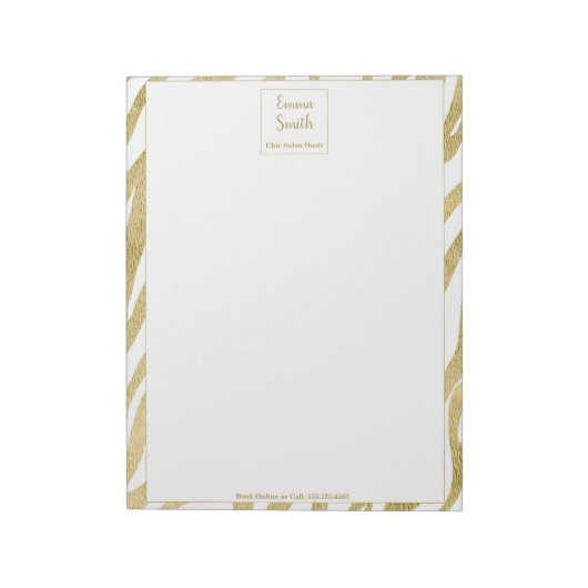 ゴールドビューティーエクスペリエンス ノートパッド (回転)