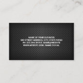 ゴールドビルロゴ | 穴あきメッシュ 名刺 (裏面)